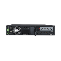 UPS de 1500 VA/1350 W, Online Doble Conversión, Entrada 120 Vca NEMA 5-15P, Onda Senoidal Pura, Rack o Torre de 2 UR, Con  8 Tomas NEMA 5-15R