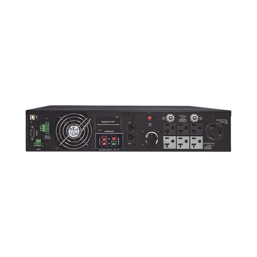UPS de 3000 VA/2700 W, Online Doble Conversión, Entrada 120 Vca NEMA L5-30P, Onda Senoidal Pura, Torre o Rack de 2 UR, Con 6 Tomas NEMA 5-20R y 1 NEMA L5-30R