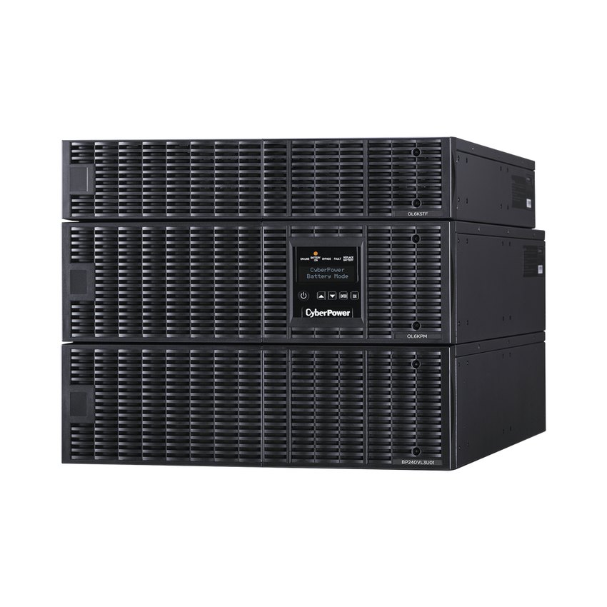 UPS de 6000 VA/5400 W, Online Doble Conversión, 200 - 240 Vac de Entrada NEMA L6-30P, 120 - 240 Vac de Salida, Onda Senoidal Pura, Torre o Rack de 8 UR, Con 6 Tomas NEMA 5-20R, 2 NEMA L6-20R y 1 NEMA L6-30R