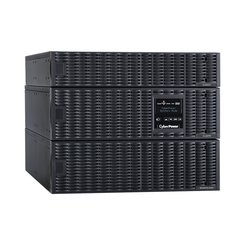 UPS de 6000 VA/5400 W, Online Doble Conversión, 200 - 240 Vac de Entrada NEMA L6-30P, 120 - 240 Vac de Salida, Onda Senoidal Pura, Torre o Rack de 8 UR, Con 6 Tomas NEMA 5-20R, 2 NEMA L6-20R y 1 NEMA L6-30R