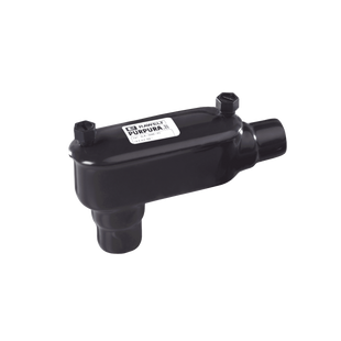 Caja Ovalada tipo LB con Recubrimiento Exterior de PVC de 1 1/4" (31.8 mm).