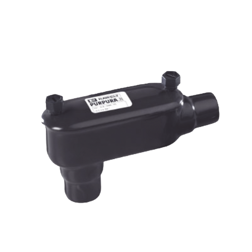 Caja Ovalada tipo LB con Recubrimiento Exterior de PVC de 2" (50.8 mm).