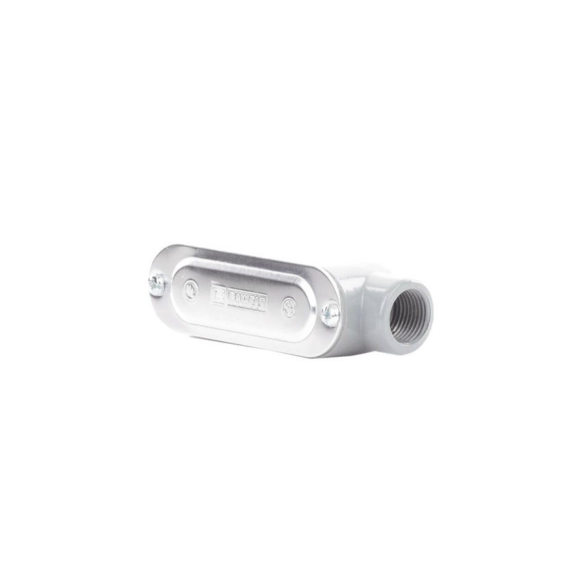 Caja Condulet tipo LB de 1/2" (12.7 mm) Incluye tapa y tornillos.
