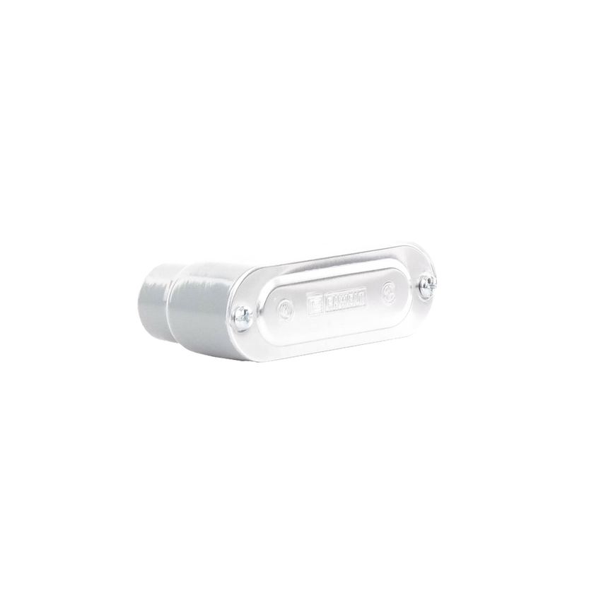 Caja Condulet tipo LB de 1/2" (12.7 mm) Incluye tapa y tornillos.
