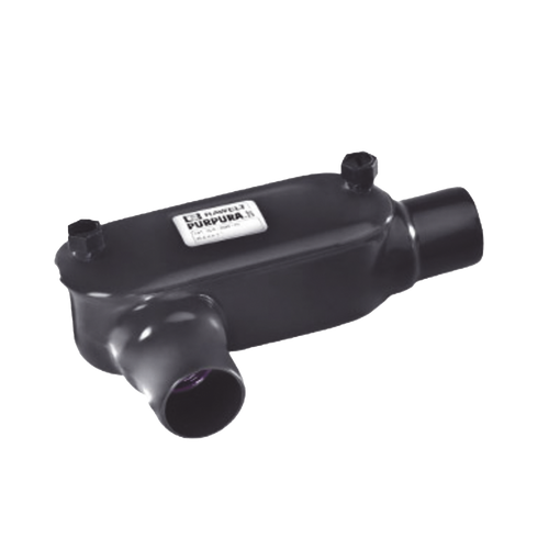 Caja Ovalada tipo LR con Recubrimiento Exterior de PVC de 1 1/2" (38.1 mm).