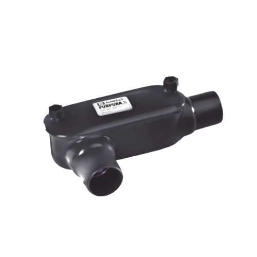 Caja Ovalada tipo LR con Recubrimiento Exterior de PVC de 1" (2 5.4 mm).