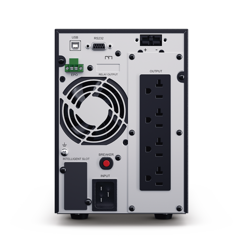 UPS de 2000 VA/1800 W, Online Doble Conversión, Entrada 120 Vca NEMA 5-20P, Onda Senoidal Pura, Tipo Torre, Con 6 Tomas NEMA 5-20R