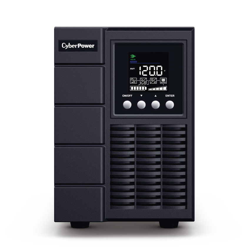 UPS de 2000 VA/1800 W, Online Doble Conversión, Entrada 120 Vca NEMA 5-20P, Onda Senoidal Pura, Tipo Torre, Con 6 Tomas NEMA 5-20R
