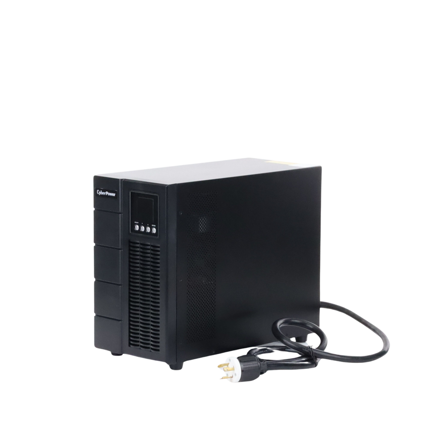 UPS de 3000 VA/2700 W, Online Doble Conversión, Entrada 120 Vca NEMA L5-30P, Onda Senoidal Pura, Tipo Torre, Con 4 Tomas NEMA 5-20R y 1 Block Hardwired