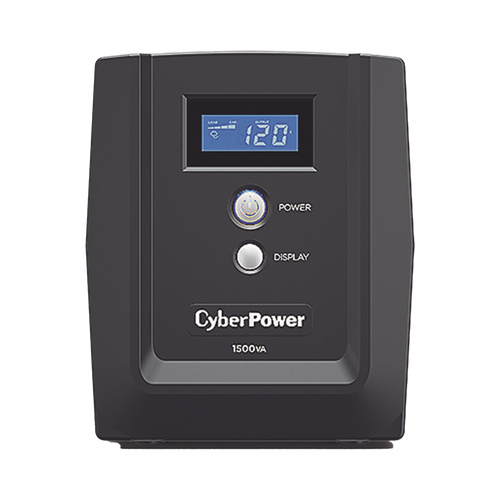 UPS de 1500 VA/900 W, Topología Línea Interactiva, Entrada 120 Vca NEMA 5-15P, y 8 Salidas NEMA 5-15R, Con Regulador de Voltaje (AVR)