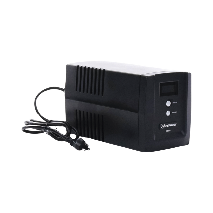 UPS de 1500 VA/900 W, Topología Línea Interactiva, Entrada 120 Vca NEMA 5-15P, y 8 Salidas NEMA 5-15R, Con Regulador de Voltaje (AVR)
