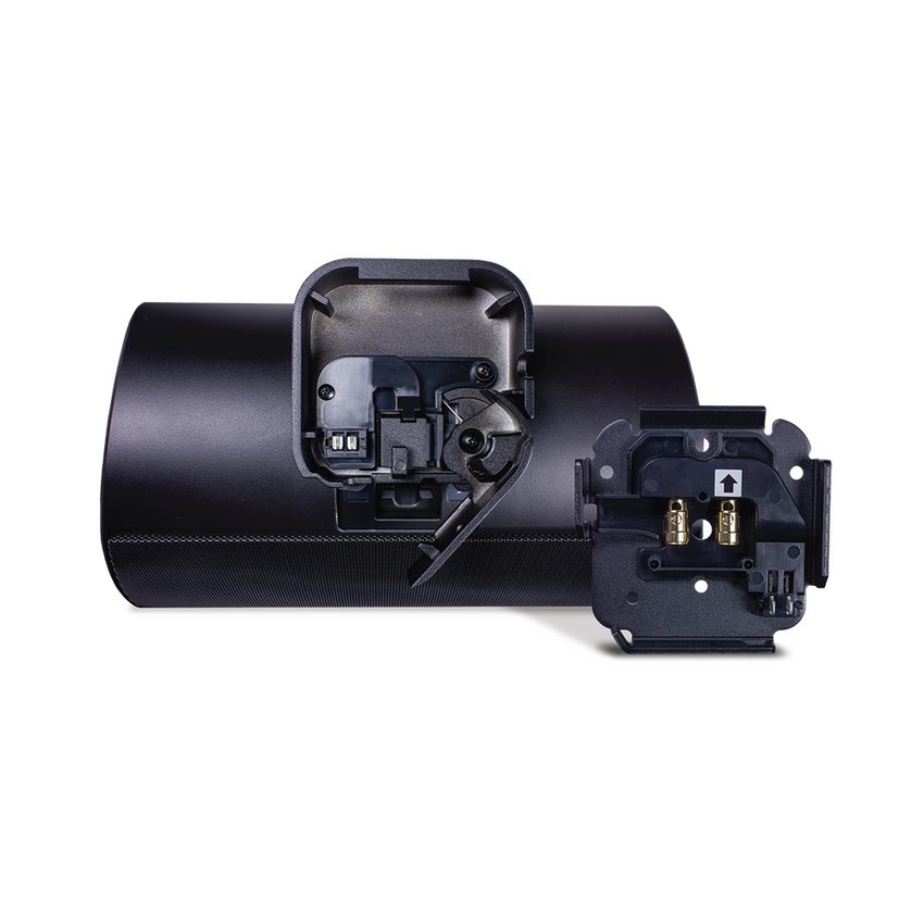 Altavoz Exterior | 2 Vías | Controlador de 6,5" |  Tweeter de 1" |  Radiador que Mejora los Graves | Tecnología de Montaje de Bloqueo Rápido | 120 W | 8Ω | Negro