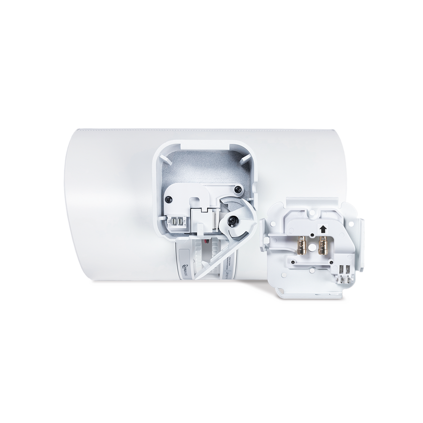 Altavoz Exterior | 2 Vías | Controlador de 6,5" |  Tweeter de 1" |  Radiador que Mejora los Graves | Tecnología de Montaje de Bloqueo Rápido | 120 W | 8Ω | Blanco