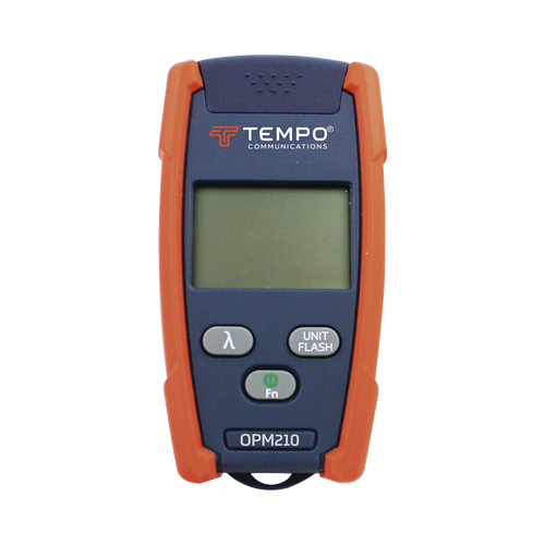 Medidor de Potencia (Micro OPM) para Fibra Óptica con Localizador Visual de Fallos (VFL), Entrada Universal de 2.5 mm (para Conectores SC, ST y FC), Rango de Medición de -70 a +10 dBm