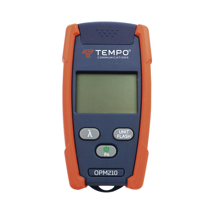 Medidor de Potencia (Micro OPM) para Fibra Óptica con Localizador Visual de Fallos (VFL), Entrada Universal de 2.5 mm (para Conectores SC, ST y FC), Rango de Medición de -70 a +10 dBm