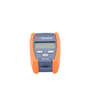 Medidor de Alta Potencia (Micro OPM) para Fibra Óptica con Localizador Visual de Fallos (VFL), Entrada Universal de 2.5 mm (para Conectores SC, ST y FC), Rango de Medición: -50 a +26 dBm