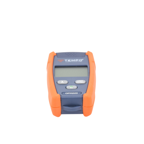 Medidor de Alta Potencia (Micro OPM) para Fibra Óptica con Localizador Visual de Fallos (VFL), Entrada Universal de 2.5 mm (para Conectores SC, ST y FC), Rango de Medición: -50 a +26 dBm