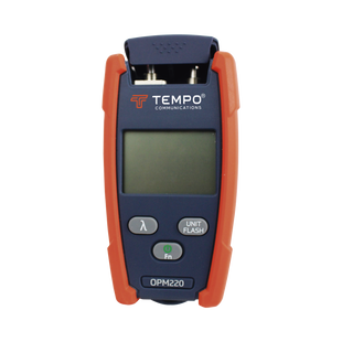 Medidor de Alta Potencia (Micro OPM) para Fibra Óptica con Localizador Visual de Fallos (VFL), Entrada Universal de 2.5 mm (para Conectores SC, ST y FC), Rango de Medición: -50 a +26 dBm