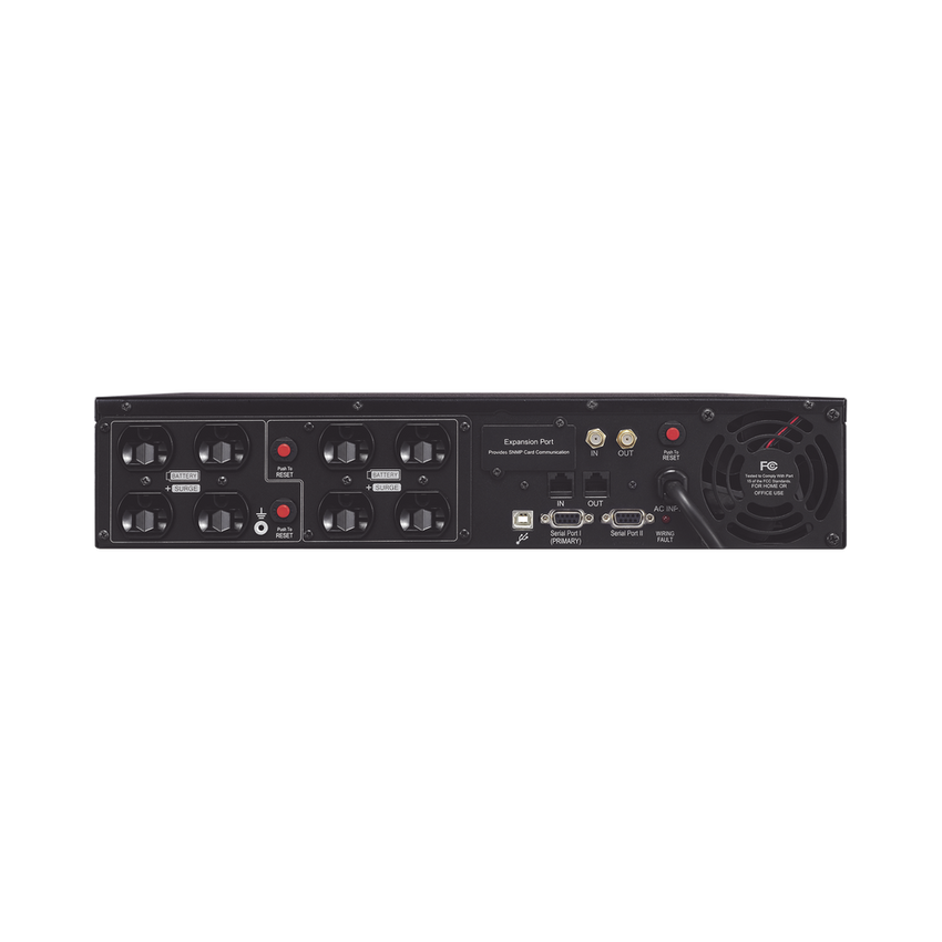 UPS de 2000 VA/1320 W, Topología Línea Interactiva, Entrada 120 Vca NEMA 5-20P, Torre o Rack 2 UR, Con 8 Tomas NEMA 5-20R
