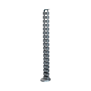 Organizador de Cables Vertical Articulado, Ideal para Llevar los Cables del Piso a Mesa o a la Cubierta del Escritorio de Manera Segura