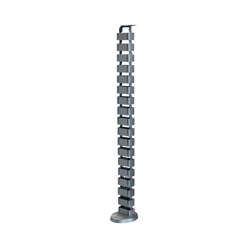 Organizador de Cables Vertical Articulado, Ideal para Llevar los Cables del Piso a Mesa o a la Cubierta del Escritorio de Manera Segura