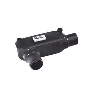 Caja Oval tipo T con Recubrimiento Exterior de PVC de 1" (25.4 mm).