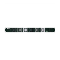 PDU Básico para Distribución de Energía, Plug de Entrada Trifásico CS8365C, Con 6 Contactos C19, Instalación Horizontal de 19in, 1UR, 50 Amp, 208 Vca