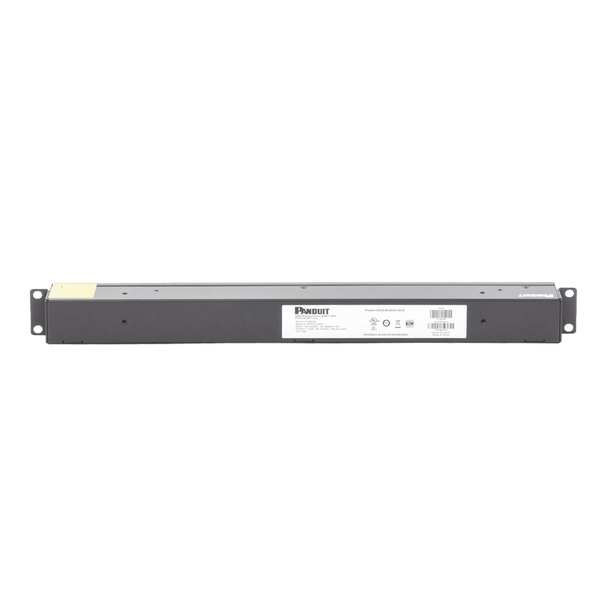 PDU Básico para Distribución de Energía, Enchufe de Entrada NEMA 5-15P, Con 12 Contactos NEMA 5-20R, Instalación Horizontal de 19in, 1UR, 15 Amp, 120 Vca