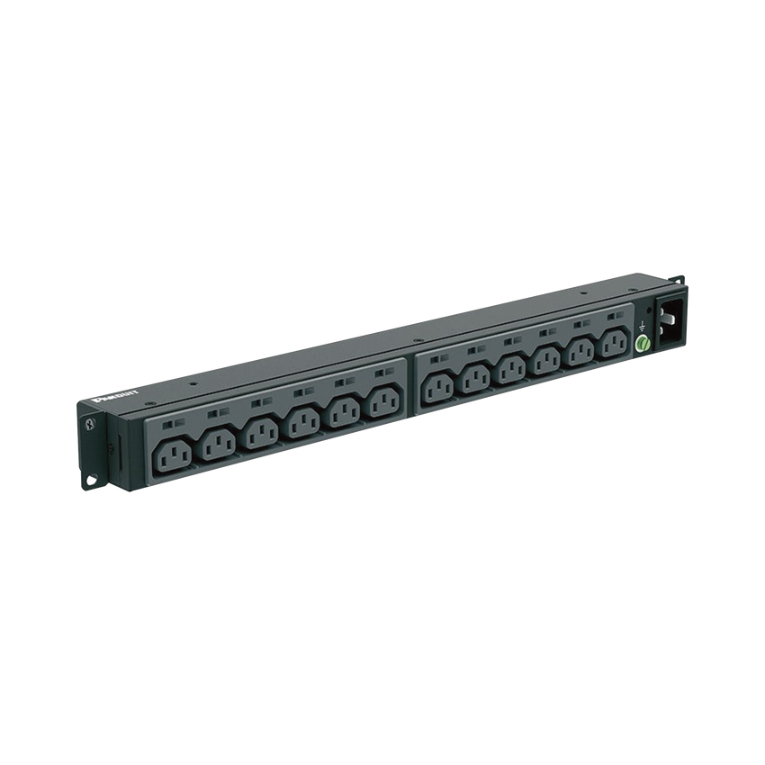 PDU Básico para Distribución de Energía, Enchufe de Entrada NEMA L6-20P, Con 13 Contactos C13, Instalación Horizontal de 19in, 1UR, 20 Amp, 120 o 220 Vca