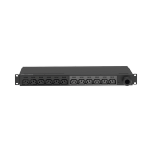 PDU Básico para Distribución de Energía, Enchufe de Entrada NEMA L6-30P, Con 12 Contactos C13, Instalación Horizontal de 19in, 1UR, 30 Amp, 208 Vca