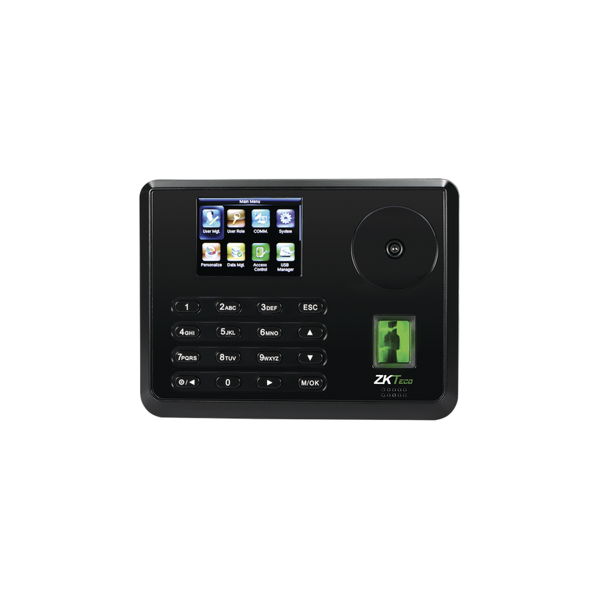 Terminal Biom�trica de Palma y Huella / 600 Palmas 3,000 Huellas / Pantalla 2.8" / TCP/IP USB / 100,000 Eventos