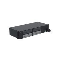 PDU Básico para Distribución de Energía, Enchufe de Entrada NEMA L5-30P, Con 16 Contactos NEMA 5-20R, Instalación Horizontal de 19in, 2 UR, 30 Amp, 208 Vca