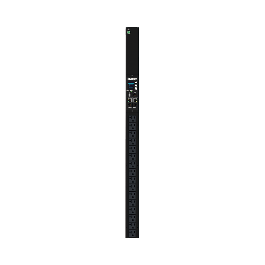 PDU G6 Monitoreable (MI) para Distribución de Energía, Enchufe de Entrada NEMA 5-15P, Con 16 Salidas NEMA 5-20R, de Instalación Vertical, 120 Vca, 15 Amp
