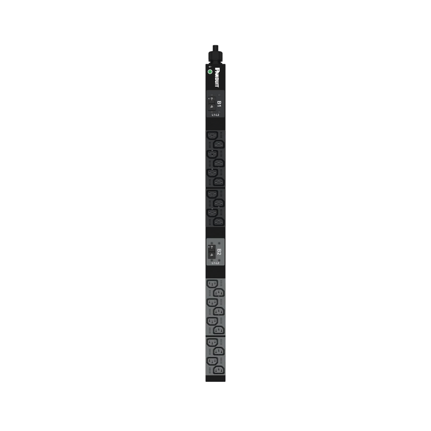 PDU Básico para Distribución de Energía, Enchufe de Entrada NEMA L6-30P, Con 20 Salidas C13, de Instalación Vertical, 208 Vca, 30 Amp