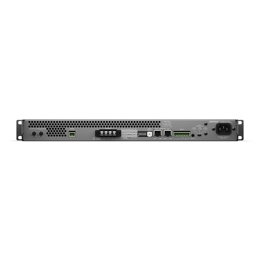 Amplificador Powerspace | 2x1000w | Alta y Baja Impedancia | Interfaz Amplink | Salidas I-Share