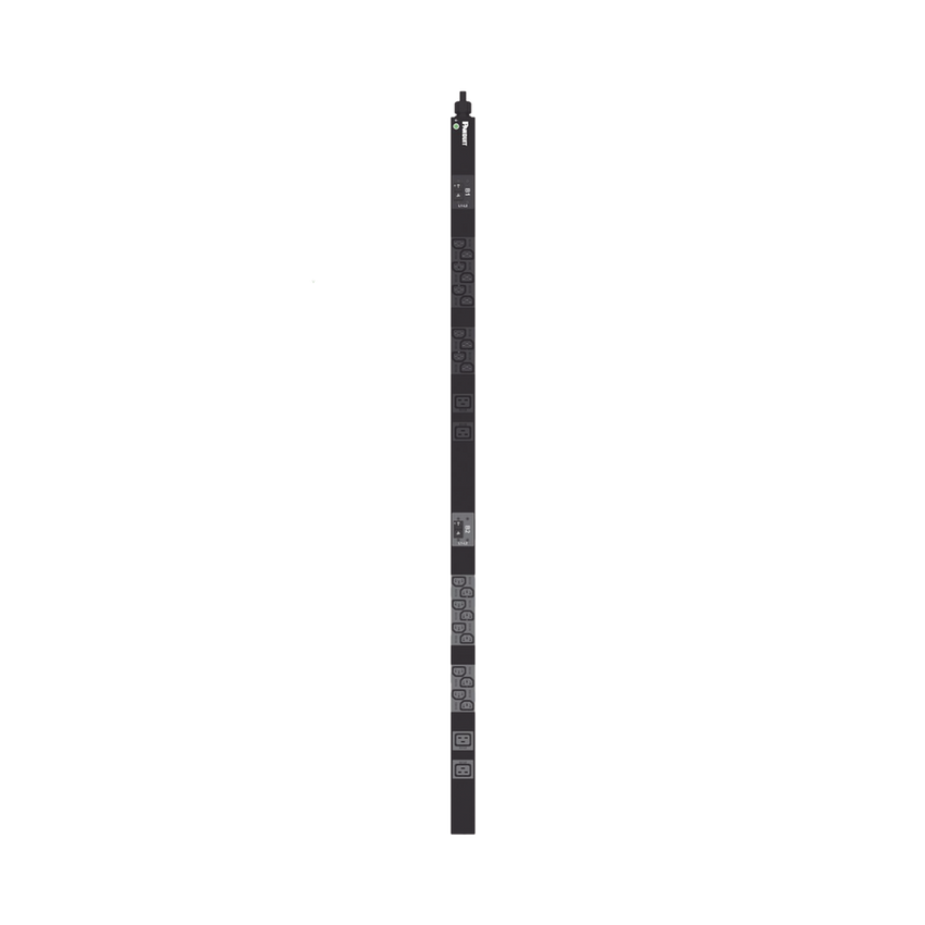 PDU Básico para Distribución de Energía, Enchufe de Entrada NEMA L6-30P, Con 20 Salidas C13 y 4 C19, de Instalación Vertical, 208 Vca, 30 Amp