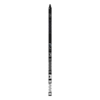 PDU Monitoreable (MI) para Distribución de Energía, Enchufe de Entrada NEMA L21-30P, Con 18 Salidas C13 y 6 C19, de Instalación Vertical, 208 Vca, 30 Amp
