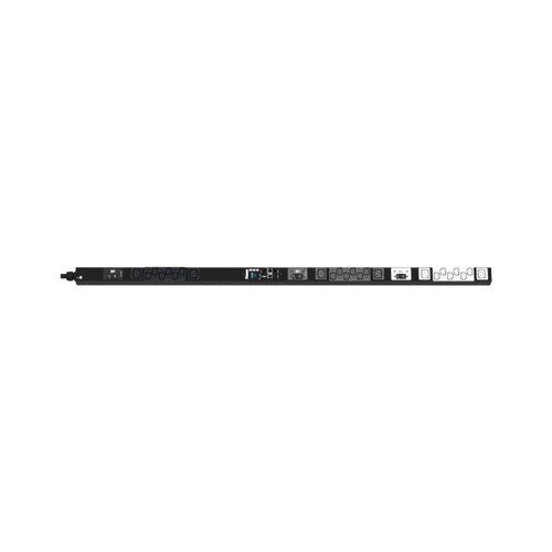 PDU Monitoreable (MI) para Distribución de Energía, Enchufe de Entrada NEMA L21-30P, Con 18 Salidas C13 y 6 C19, de Instalación Vertical, 208 Vca, 30 Amp