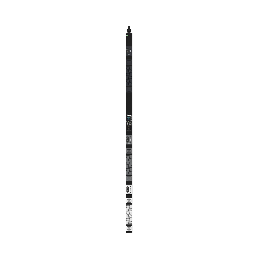PDU Monitoreable (MI) para Distribución de Energía, Enchufe de Entrada NEMA L21-30P, Con 18 Salidas C13 y 6 C19, de Instalación Vertical, 208 Vca, 30 Amp