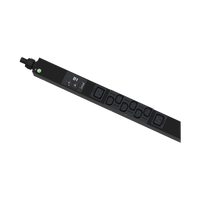 PDU Monitoreable (MI) para Distribución de Energía, Enchufe de Entrada NEMA L21-30P, Con 18 Salidas C13 y 6 C19, de Instalación Vertical, 208 Vca, 30 Amp