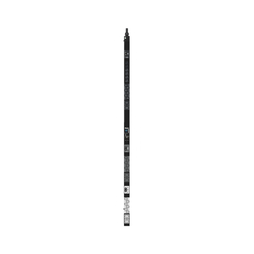 PDU G6 Monitoreable (MI) para Distribución de Energía, Enchufe de Entrada NEMA L21-30P, Con 18 Salidas C13, 6 x C19, y 6 x 5-20R, de Instalación Vertical, 208 Vca, 30 Amp