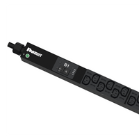 PDU Básico para Distribución de Energía, Enchufe de Entrada NEMA L15-30P, Con 30 Salidas C13 y 6 C19, de Instalación Vertical, 208 Vca, 30 Amp