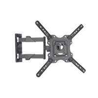 Montaje de Pared Articulado para Monitor de 32-55" / Soporta hasta 27.2 Kg / Vesa 400 x 400 / 100 x 100 / Acero / Separación a Pared de 5 cm a 40 cm