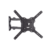 Montaje de Pared Articulado para Monitor de 32-55" / Soporta hasta 27.2 Kg / Vesa 400 x 400 / 100 x 100 / Acero / Separación a Pared de 5 cm a 40 cm