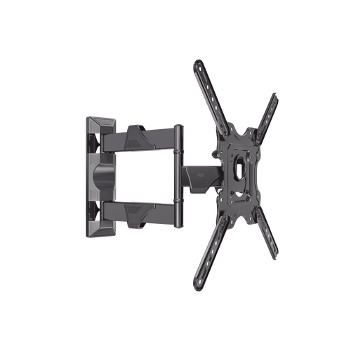 Montaje de Pared Articulado para Monitor de 32-55" / Soporta hasta 27.2 Kg / Vesa 400 x 400 / 100 x 100 / Acero / Separación a Pared de 5 cm a 40 cm