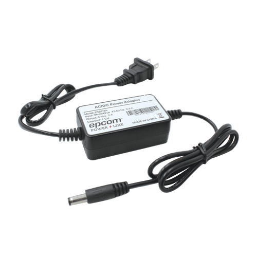 Fuente de poder de 5 Vcc regulado @ 2A; UL; Voltaje de entrada de 100-240 Vca / Con Terminales de Extensión