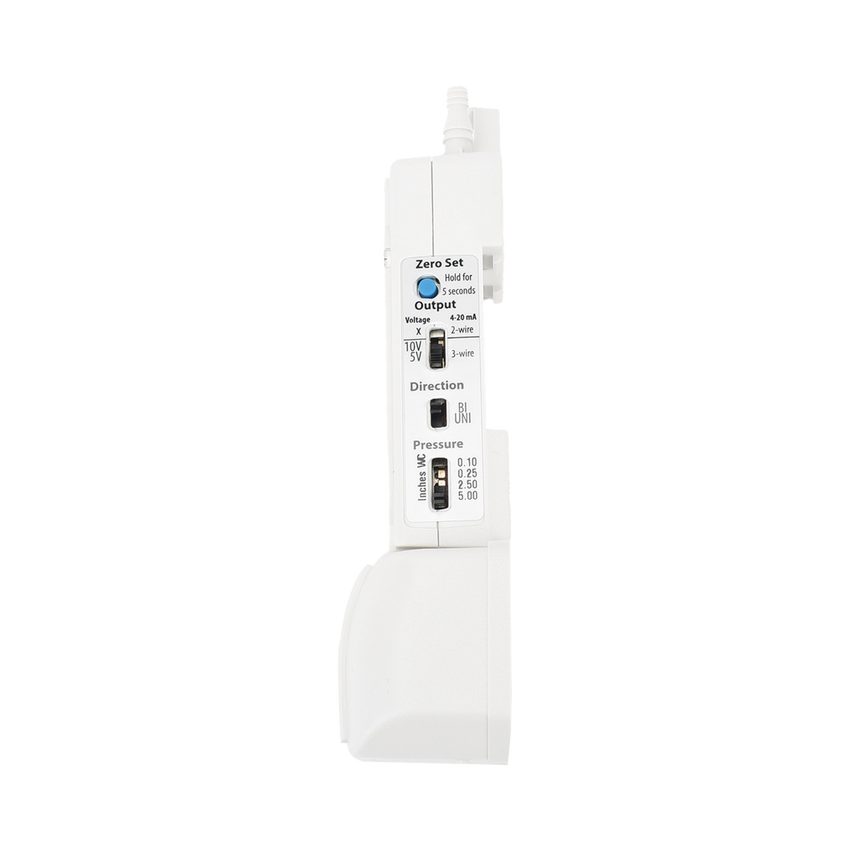 Sensor de Presión 5.0" Adj Univer Display/Sonda Bymounting Orientation, 24 Vac. Incluye interruptores auxiliares internos y cables de cableado aislados de teflón. CE UL cUL