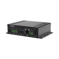 Gateway para Voceo IP/SIP,  Entrada de audio (3.5mm), salida de amplificador integrado de hasta 30W, puerto USB (reproducción de MP3),