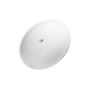 PowerBeam airMAX AC hasta 450 Mbps, frecuencia 5 GHz (5150 - 5875 MHz) con antena tipo plato de 27 dBi, radomo incluido