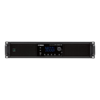 Amplificador de Audio de Alta Potencia | 4 x 600w |  Baja Impedancia | 70/100V | DSP Integrado | Interfaz Dante